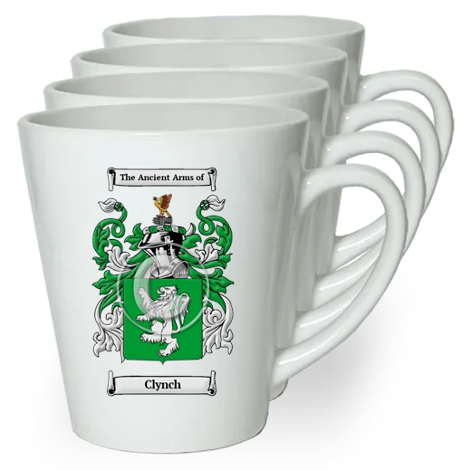 Clynch Set of 4 Latte Mugs