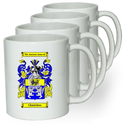 Cloutriers Coffee mugs (set of four)