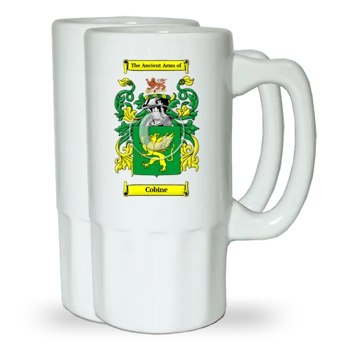 Cobine Pair of Beer Steins