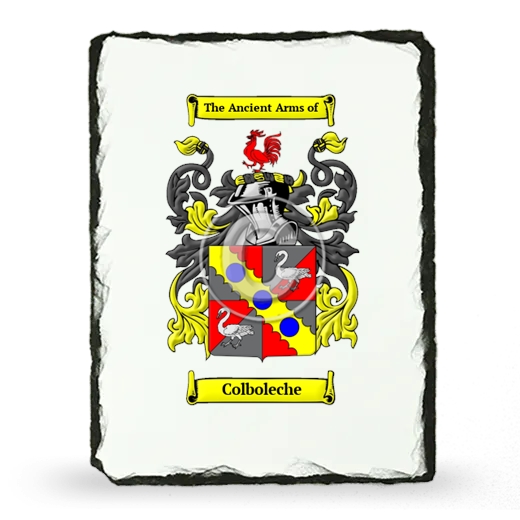 Colboleche Coat of Arms Slate