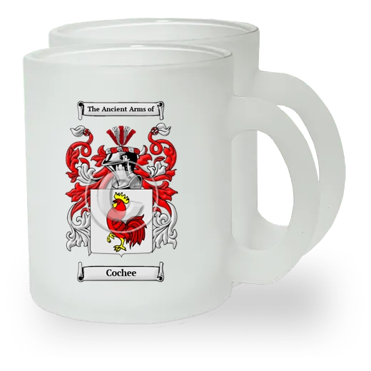 Cochee Pair of Frosted Glass Mugs