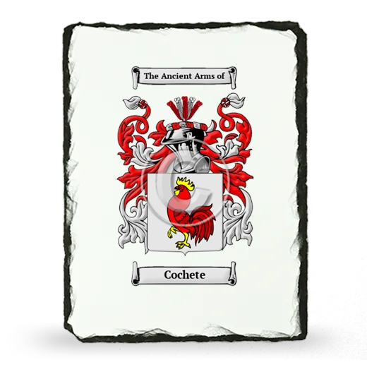 Cochete Coat of Arms Slate