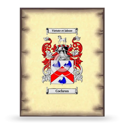 Cochrun Coat of Arms Print