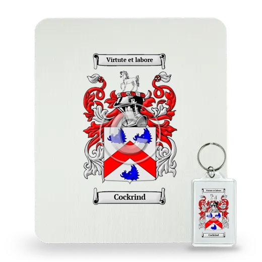 Cockrind Mouse Pad and Keychain Combo Package