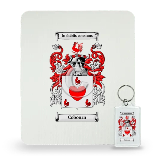 Cobourn Mouse Pad and Keychain Combo Package