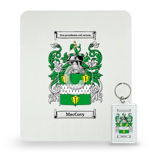 MacCovy Mouse Pad and Keychain Combo Package