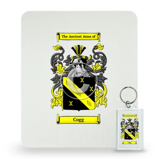 Cogg Mouse Pad and Keychain Combo Package