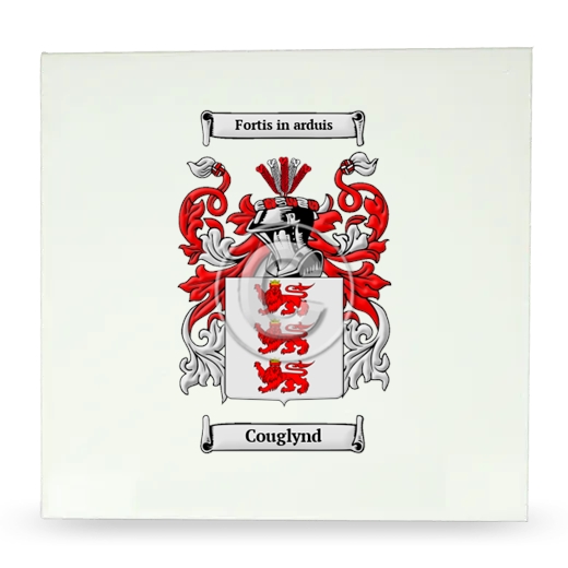 Couglynd Large Ceramic Tile with Coat of Arms