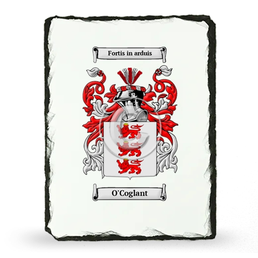 O'Coglant Coat of Arms Slate