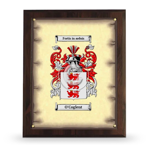 O'Coglent Coat of Arms Plaque