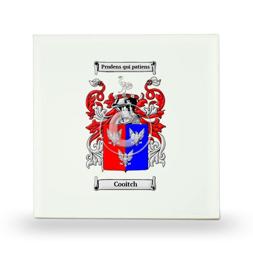Cooitch Small Ceramic Tile with Coat of Arms