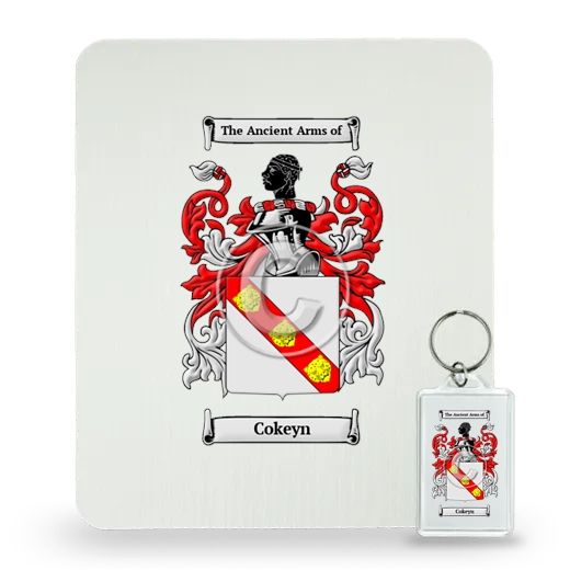 Cokeyn Mouse Pad and Keychain Combo Package