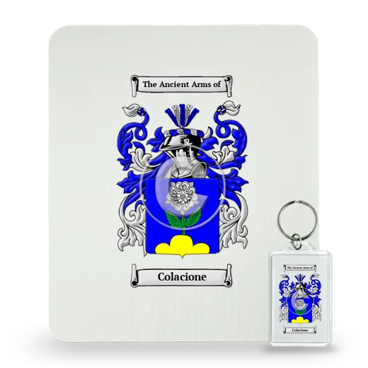 Colacione Mouse Pad and Keychain Combo Package