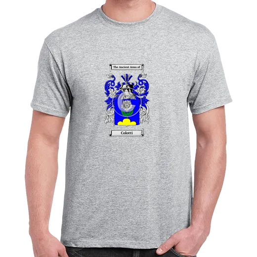 Colotti Grey Coat of Arms T-Shirt
