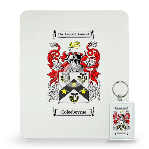 Coleeboyrne Mouse Pad and Keychain Combo Package