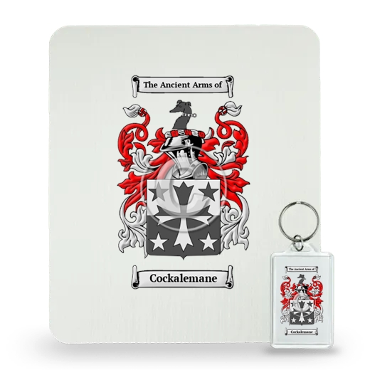 Cockalemane Mouse Pad and Keychain Combo Package