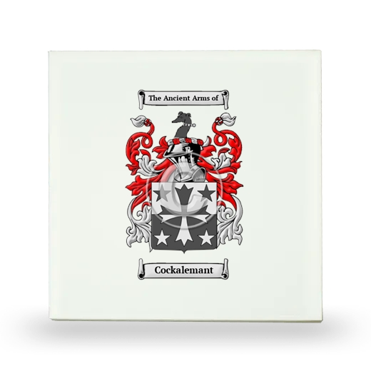 Cockalemant Small Ceramic Tile with Coat of Arms