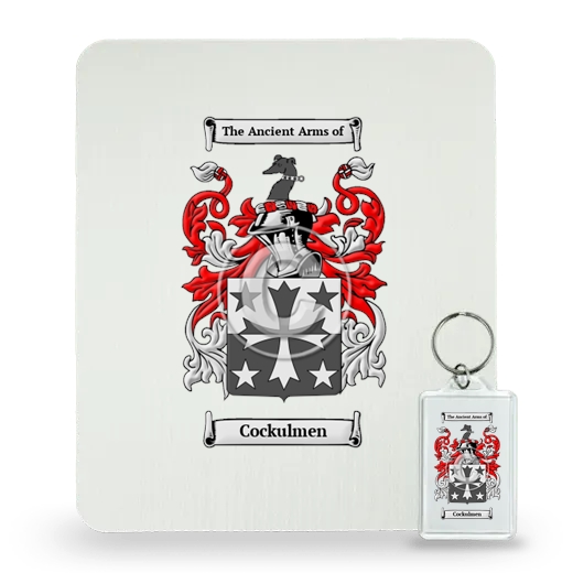 Cockulmen Mouse Pad and Keychain Combo Package