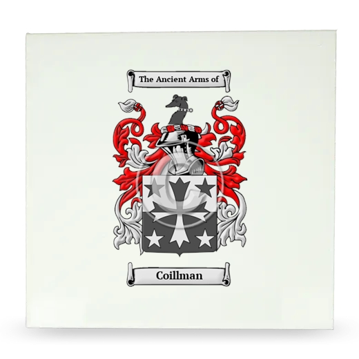 Coillman Large Ceramic Tile with Coat of Arms