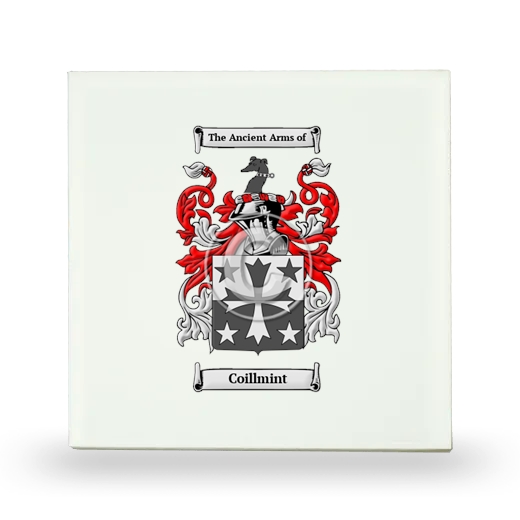Coillmint Small Ceramic Tile with Coat of Arms