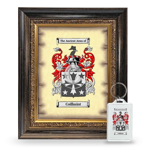 Coillmint Framed Coat of Arms and Keychain - Heirloom