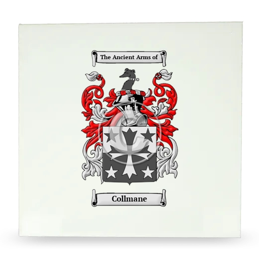 Collmane Large Ceramic Tile with Coat of Arms