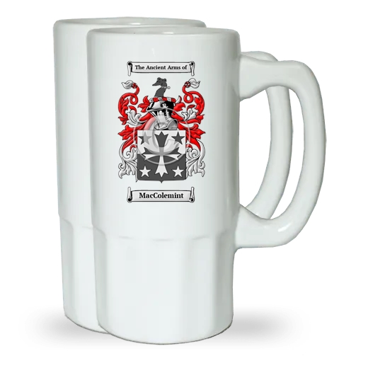 MacColemint Pair of Beer Steins