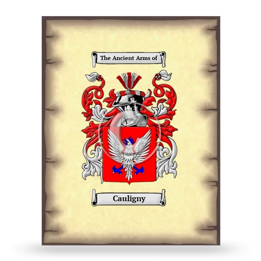 Cauligny Coat of Arms Print