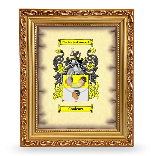 Cooleart Coat of Arms Framed - Gold