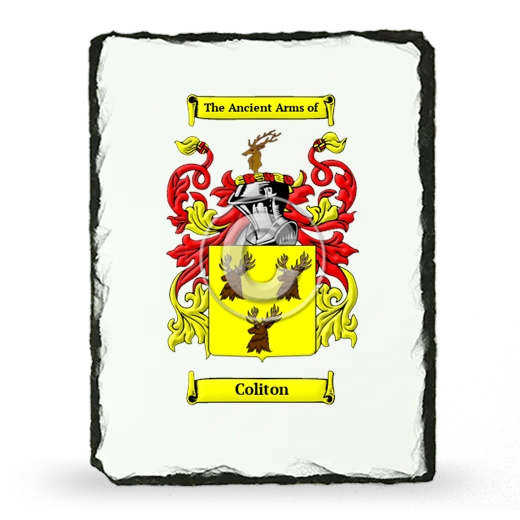 Coliton Coat of Arms Slate