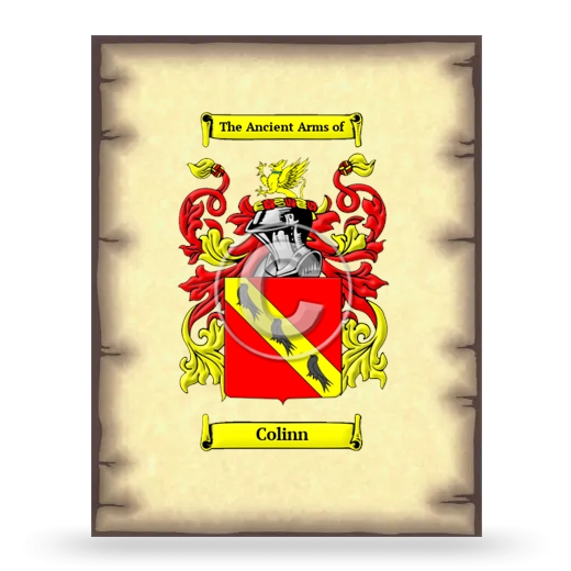 Colinn Coat of Arms Print