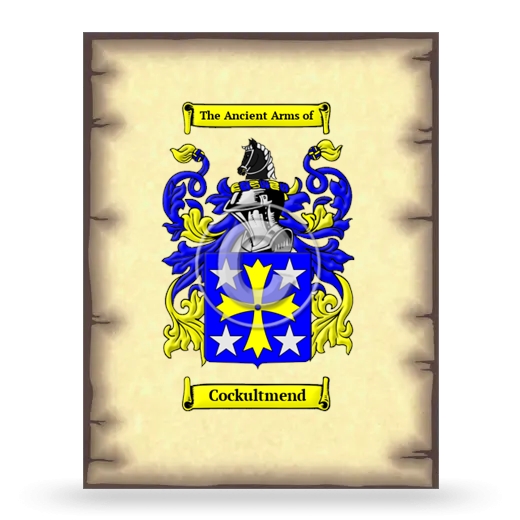 Cockultmend Coat of Arms Print