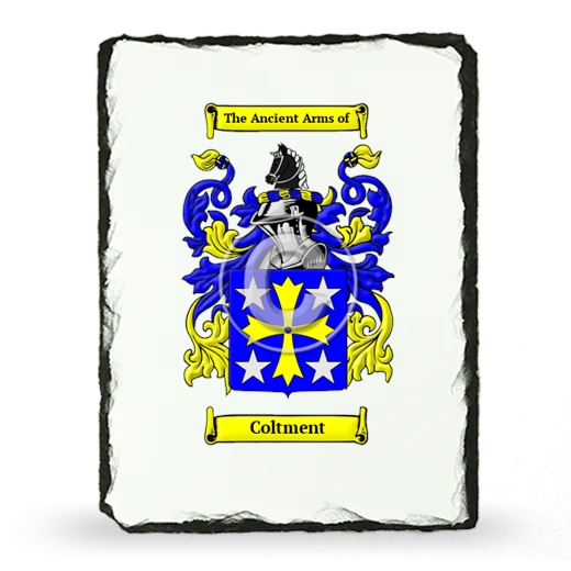 Coltment Coat of Arms Slate