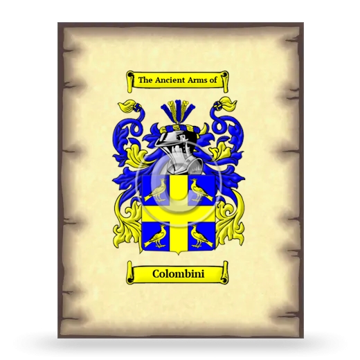 Colombini Coat of Arms Print