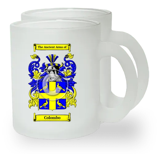 Colombo Pair of Frosted Glass Mugs