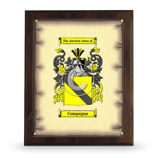 Compagna Coat of Arms Plaque