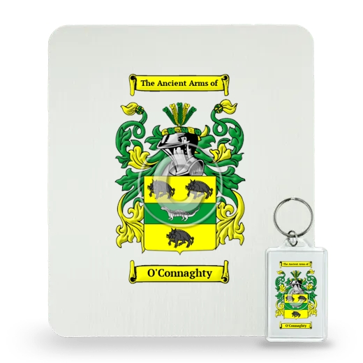 O'Connaghty Mouse Pad and Keychain Combo Package