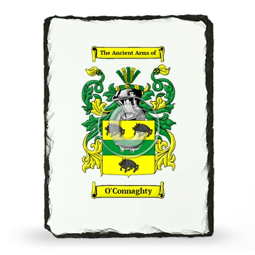O'Connaghty Coat of Arms Slate