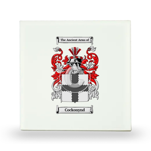 Cockonynd Small Ceramic Tile with Coat of Arms