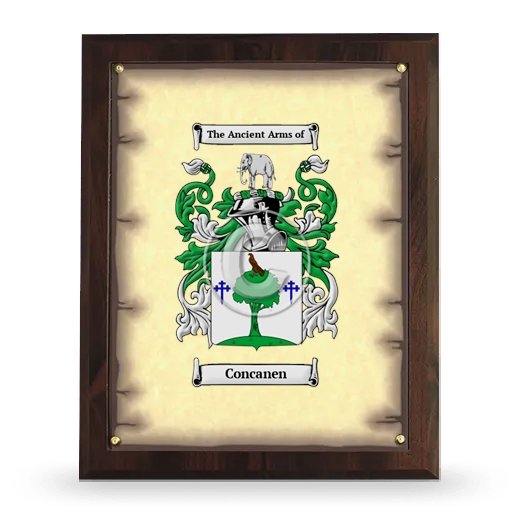 Concanen Coat of Arms Plaque