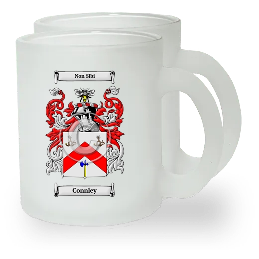 Connley Pair of Frosted Glass Mugs