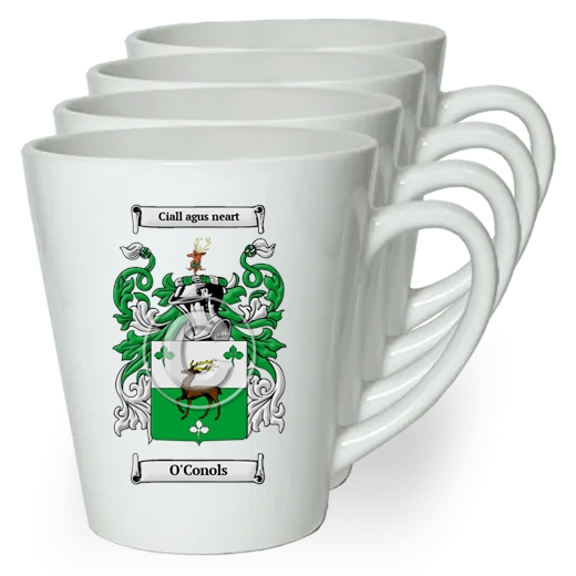 O'Conols Set of 4 Latte Mugs