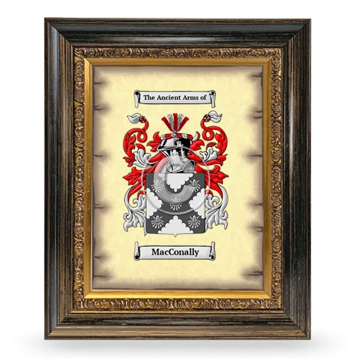 MacConally Coat of Arms Framed - Heirloom