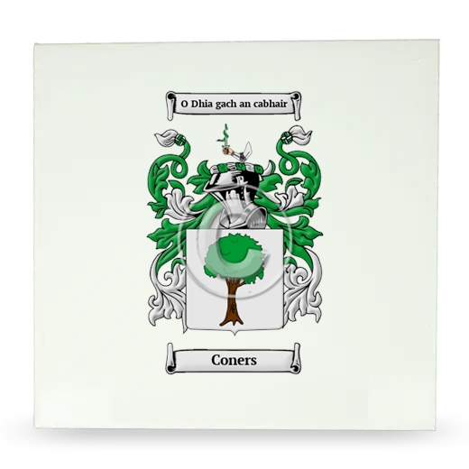 Coners Large Ceramic Tile with Coat of Arms