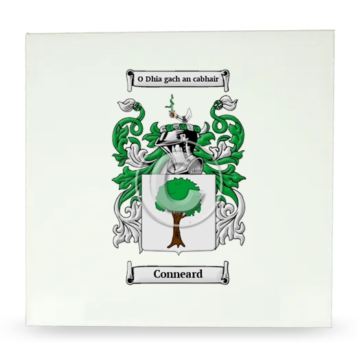 Conneard Large Ceramic Tile with Coat of Arms