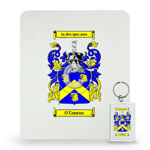 O'Conran Mouse Pad and Keychain Combo Package