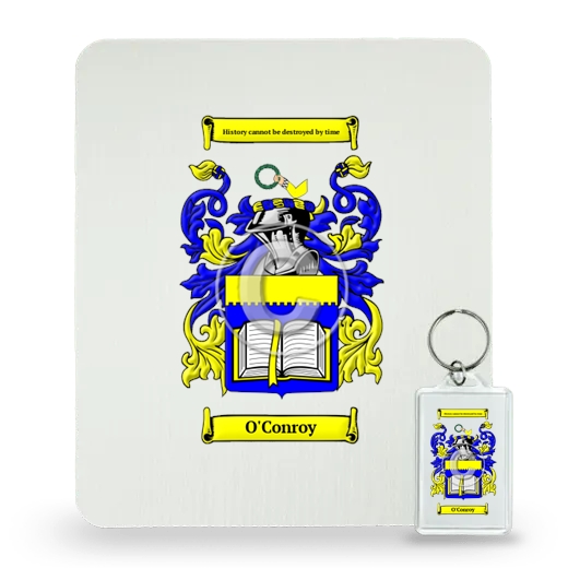 O'Conroy Mouse Pad and Keychain Combo Package