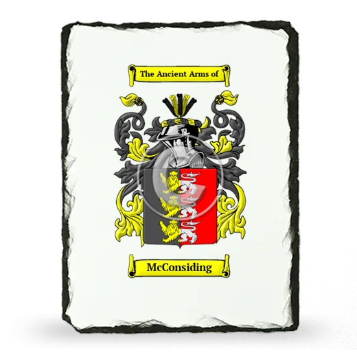 McConsiding Coat of Arms Slate