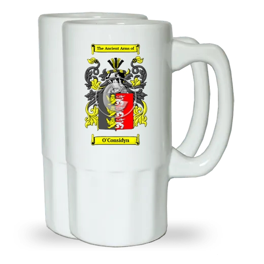 O'Considyn Pair of Beer Steins