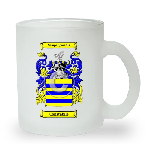 Constabile Frosted Glass Mug